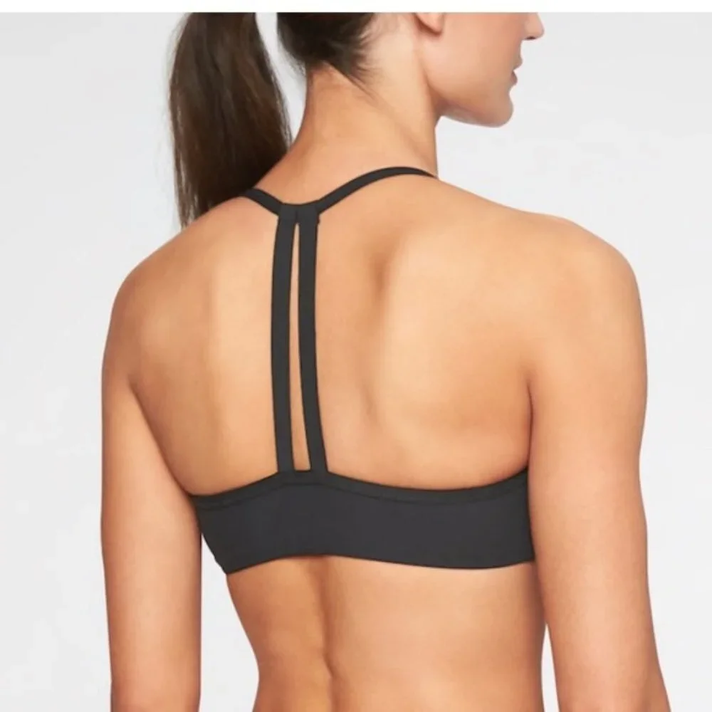 Athleta Black T-Back Sports Bra